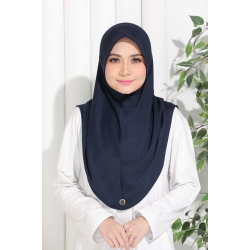 Tudung Adeela Active Size M - Dark Blue